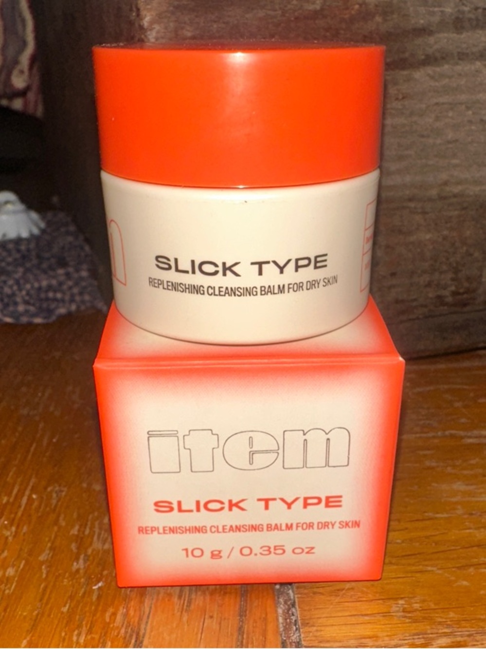 item Slick Type Replenishing Cleansing Balm - Coral/cream